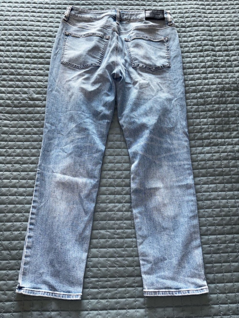 Express Jeans Mens Conscious Edit Blue Denim Stretch Light Wash Size 31 x 30 - Picture 12 of 12